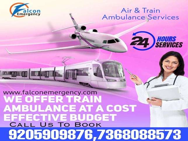 Falcon Train Ambulance in Delhi is an Essential Element of the Emergency