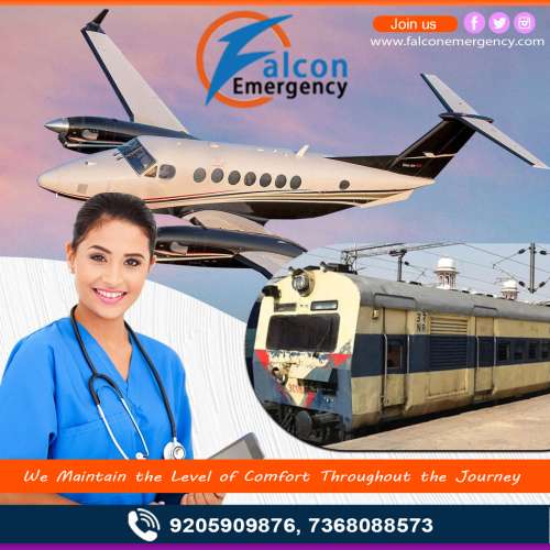 Get the Best and LowCost Falcon Emergency Train Ambulance Services in Guwahati