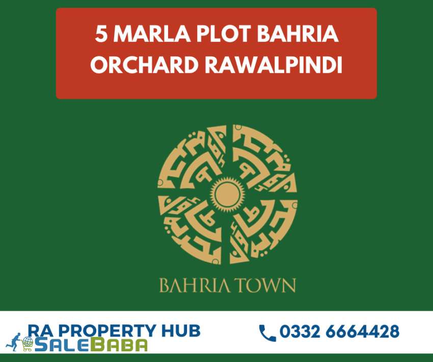 5 Marla Plot For Sale in Bahria Orchard Rawalpindi