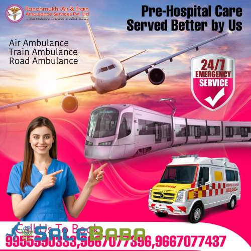 Utilize Modern ICU Setup with Panchmukhi Train Ambulance Services from Patna