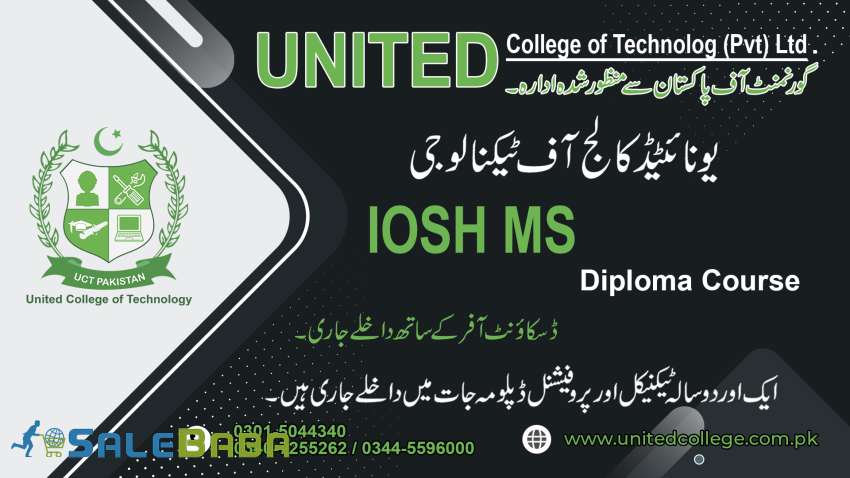 IOSH MS COURSE IN RAWALPINDI ISLAMABAD LAHORE KARACHI PAKISTAN
