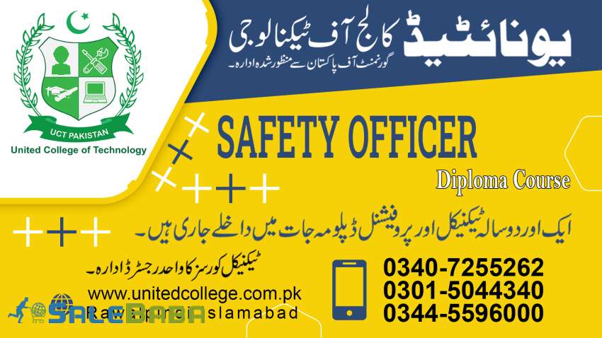 STUDY SAFETY OFFICER COURSE IN RAWALPINDI ISLAMABAD PAKISTAN