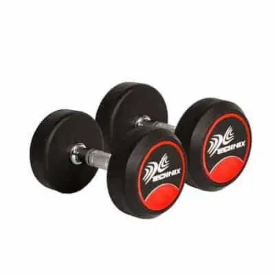Rubber Coated Dumbbell Fitness Home Gym Home