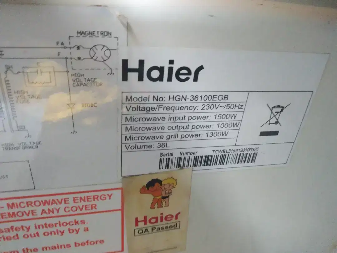 Haier Microwave oven Available for sale