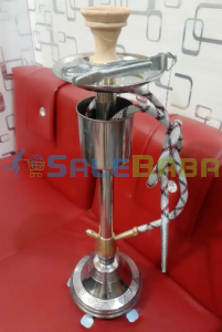 Ice Steel Base Sheesha Shesha Shisha Hookah With Pipe Chillum Chimta