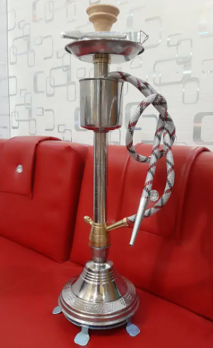 Ice Steel Base Sheesha Shesha Shisha Hookah With Pipe Chillum Chimta