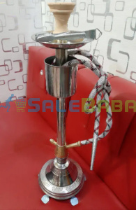 Ice Steel Base Sheesha Shesha Shisha Hookah With Pipe Chillum Chimta