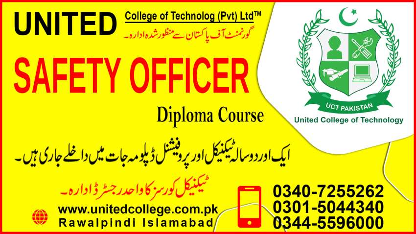 1 SAFETY OFFICER COURSE IN RAWALPINDI 1 SAFETY OFFICER COURSE IN ISLAMABAD   Safety Officer 1 