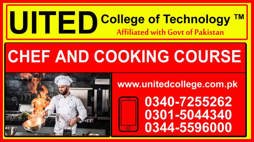 NO1 CHEF TRAINING INSTITUTE COOKING COURSES IN RAWALPINDI ISLAMABAD TOP 1