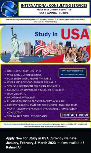 Study in USA Visa Program 202223