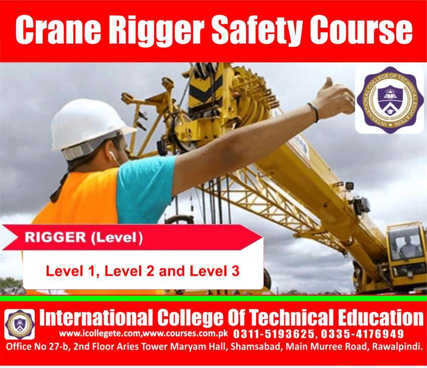 Crane Rigger Safety Course in Taxila Wah Pakistan