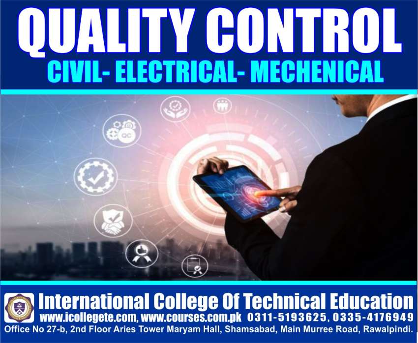 Diploma in Qc Quality Control Civil Course in Rawalpindi Islamabad Pakistan