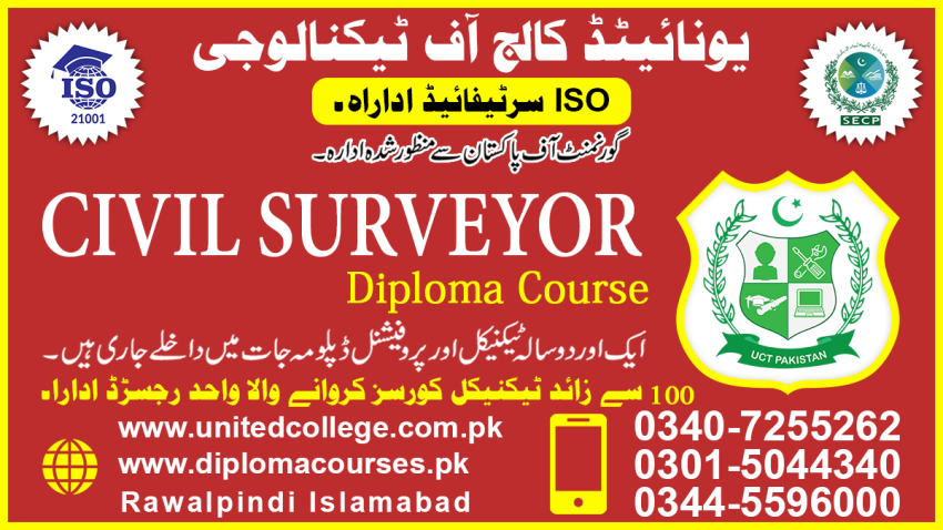 2036 CIVIL SURVEYOR DIPLOMA COURSE LAND SURVEYOR COURSE IN NAROWAL 1