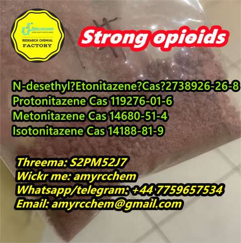 Strong opioids NdesethylEtonitazene buy Protonitazene Metonitazene supplier