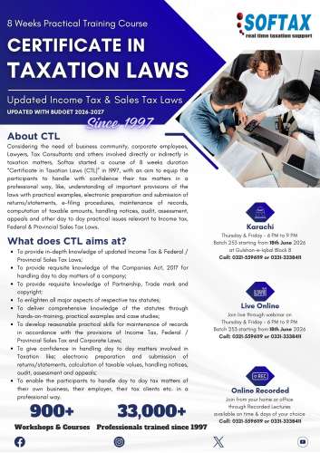 Master Pakistan's Taxation Laws