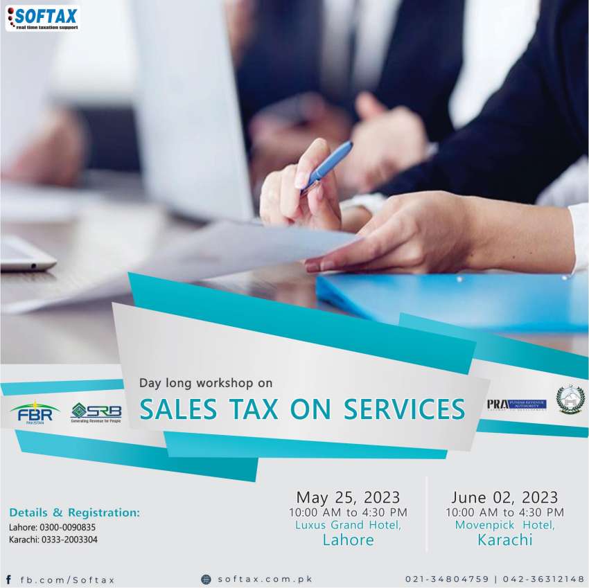 Day long workshop on Sales Tax on Services