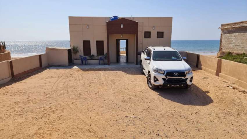 karachi beach hut
