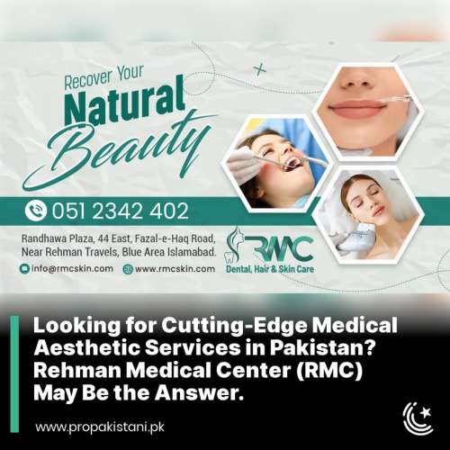 Top Aesthetic Skincare Clinic in Islamabad-Best Skincare Clinic In Islamabad-RMC