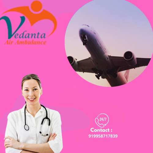 Hightech Patient Transport by Vedanta Air Ambulance Service in Allahabad