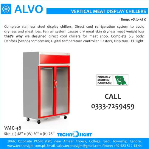 ALVO Meat Mince Machine, All Equipment for Meat Shop,Meat Chiller by Technosight