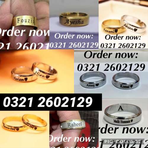 Customize name jewelry locket Pendants rings necklace Coatpin cufflinks bracelet