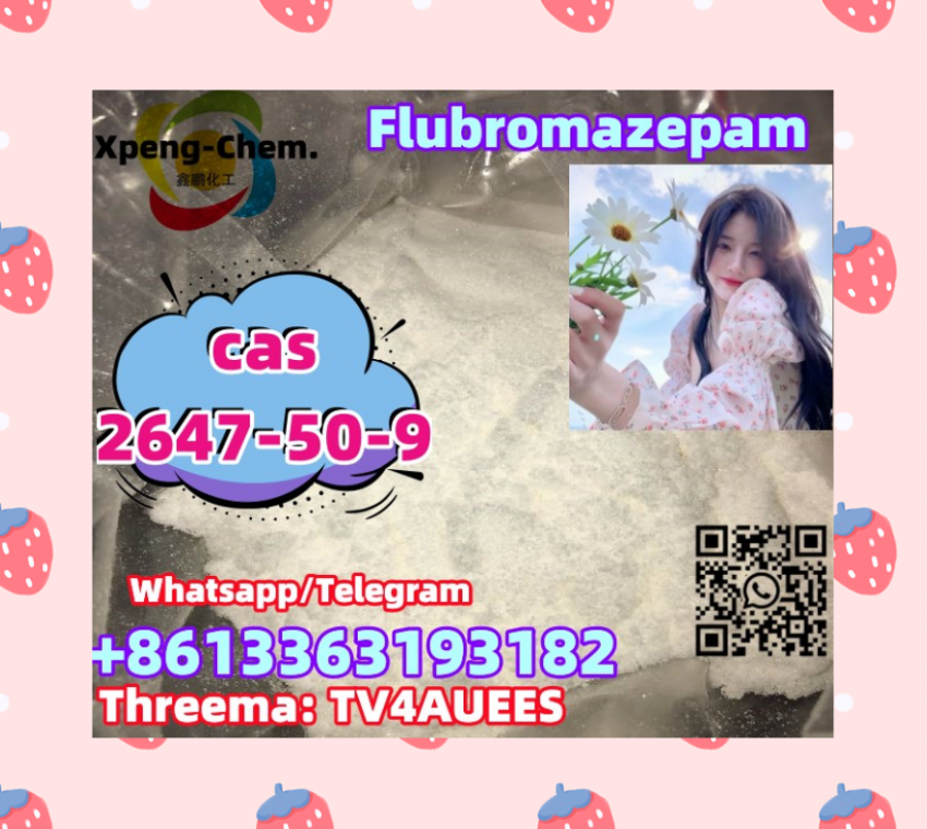 Flubromazepam   China  Factory High Top Raw Material Chemical 99