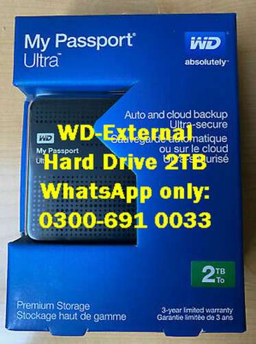 WESTERN DIGITAL 2TB4TB PORTABLE EXTERNAL HARD DRIVE