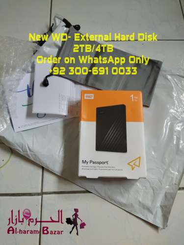 WESTERN DIGITAL 2TB4TB PORTABLE EXTERNAL HARD DRIVE