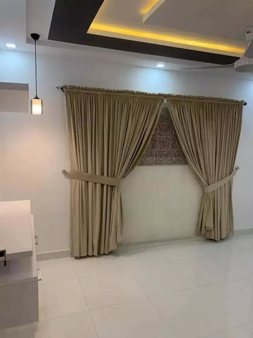 Curtains with blends latest style in bahria town Phase 4 Rawalpindi