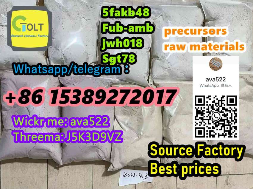 5fakb48 Fubamb jwh018 Sgt precursors raw materials China supplier