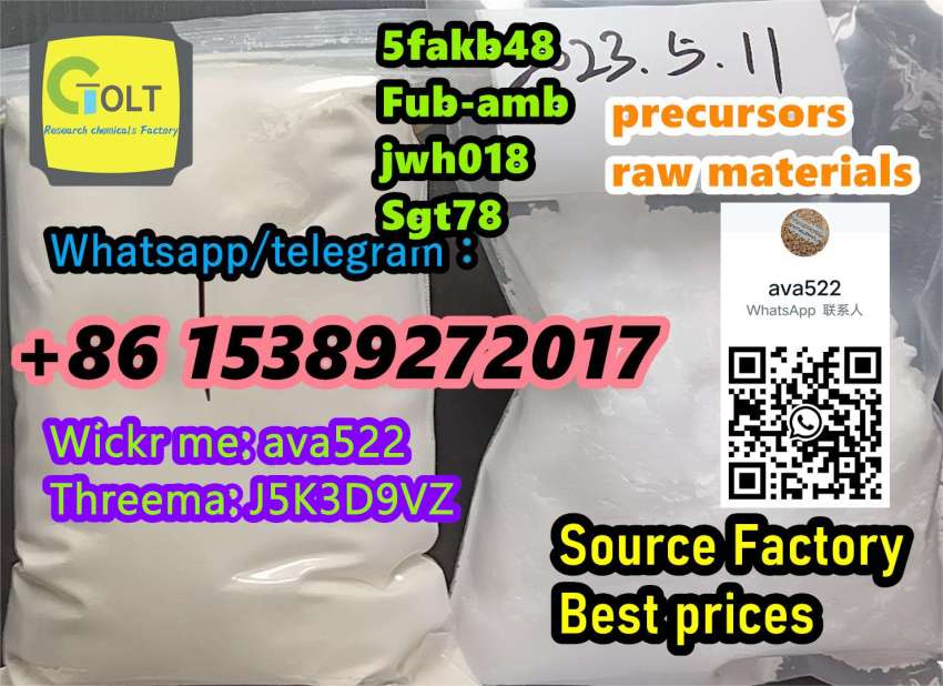 5fakb48 Fubamb jwh018 Sgt precursors raw materials China supplier