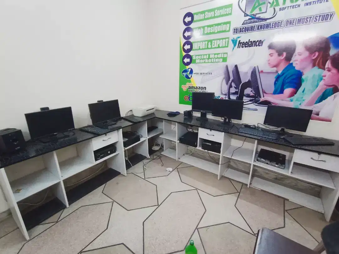 Computers and office furniture