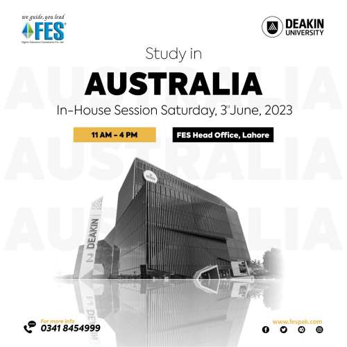 Study in AustraliaIn House Session of Deakin University