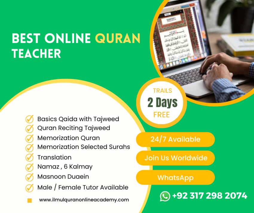 online quran classes female quran teacher available