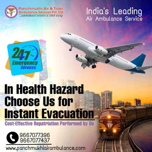 Hire Air Ambulance Services in Patna with Instant Patient Transfer by Panchmukhi