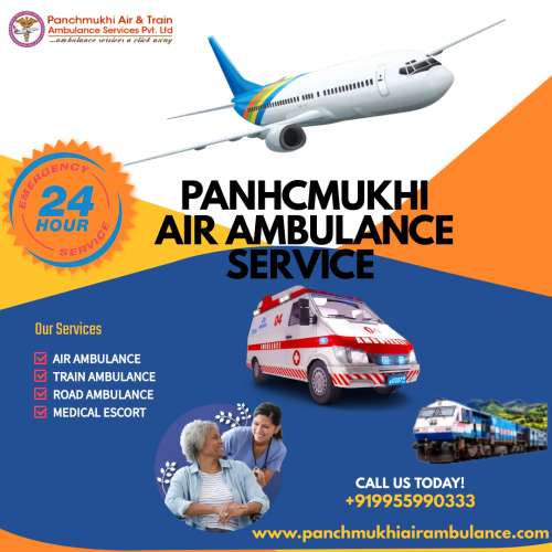 Hire Panchmukhi Air Ambulance Services in Jamshedpur for Hitech CCU Setup