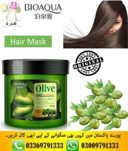 BIOAQUA Natural Olive Hair Soft Mask 500 gm In Karachi