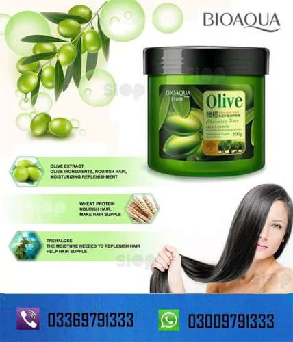 BIOAQUA Natural Olive Hair Soft Mask 500 gm In Karachi