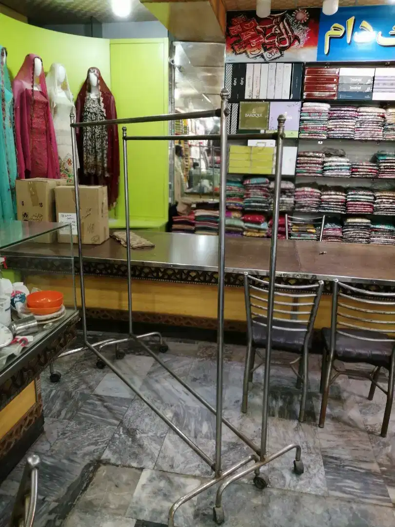 Stand for Hangers, Stainless steel, original price was 3600, Now 1800