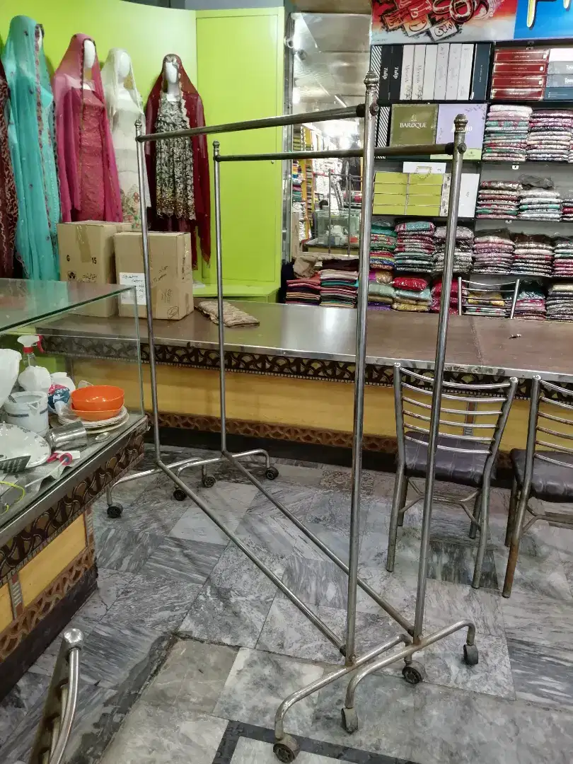 Stand for Hangers, Stainless steel, original price was 3600, Now 1800
