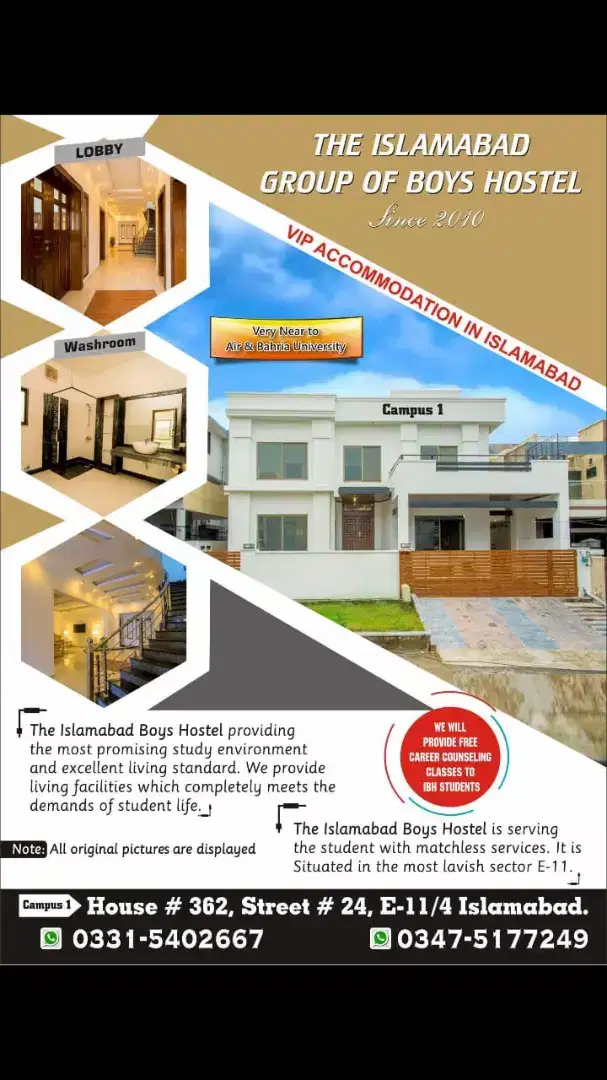 IBH hostel in Islamabad E11
