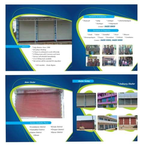 Best Gear Type Shutter Works in  Dharapuram Kadathur Kamanaicken Palayam