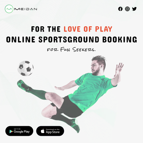 Booking Sportsgrounds with equipment