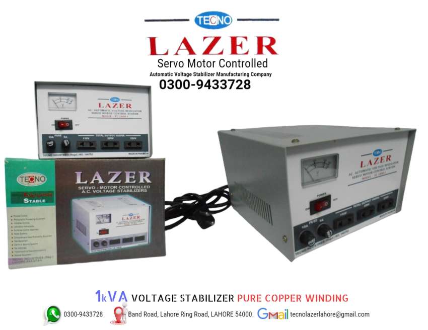 Voltage Stabilizer for lowHigh Volt issues, copper single  3 phase servo motor