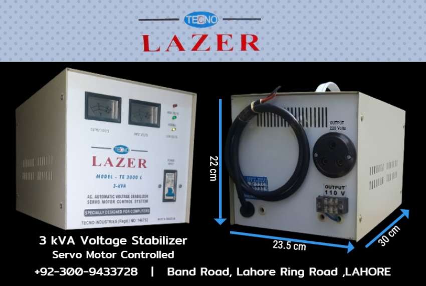 Voltage Stabilizer for lowHigh Volt issues, copper single  3 phase servo motor