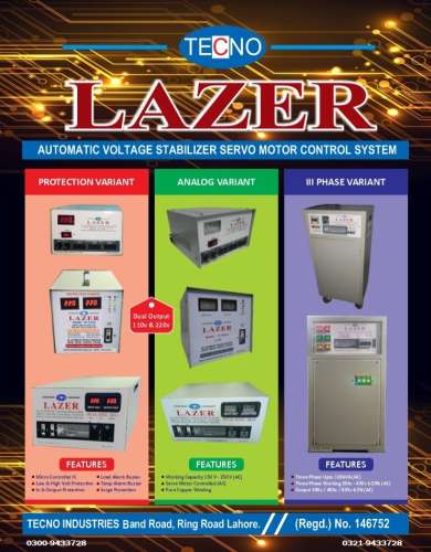 Voltage Stabilizer for lowHigh Volt issues, copper single  3 phase servo motor