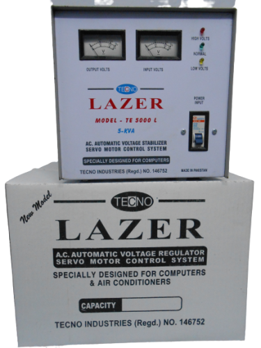 Voltage Stabilizer Servo Motor Controlled copper winding for Low voltage problem