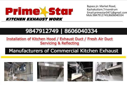 Best Exhaust Duct Manufacturers in Pattom Balaramapuram Nedumangad Kattakada