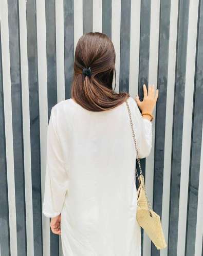 2pc women's stitched linen embroidered suit