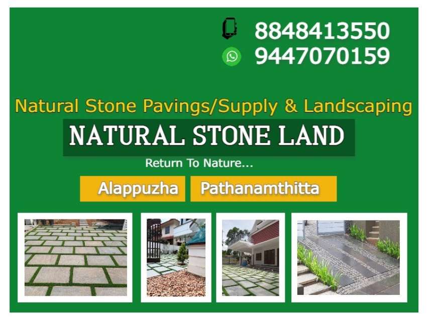 Excellent Natural Stone Works in Pathanamthitta Alappuzha Chengannur Thiruvalla